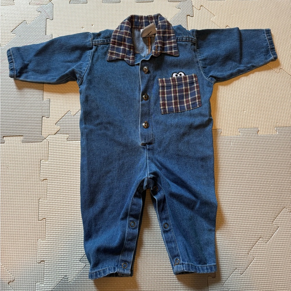 Vintage denim jumpsuit